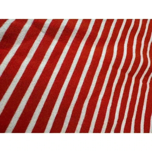 Ralph Lauren Nautical Orange & White Stripe Button Detail Embroidered Pony Med - Picture 10 of 10